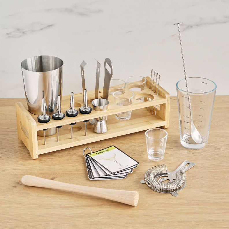 20 Piece Barware Set by True - The Cocktail Concept