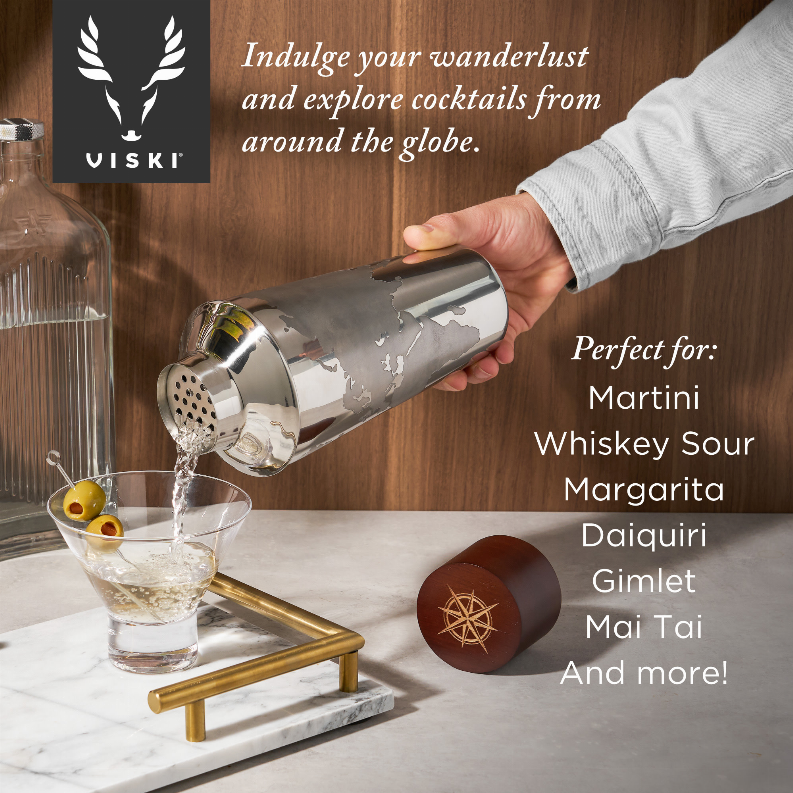 Globe Shaker by Viski - The Cocktail Concept