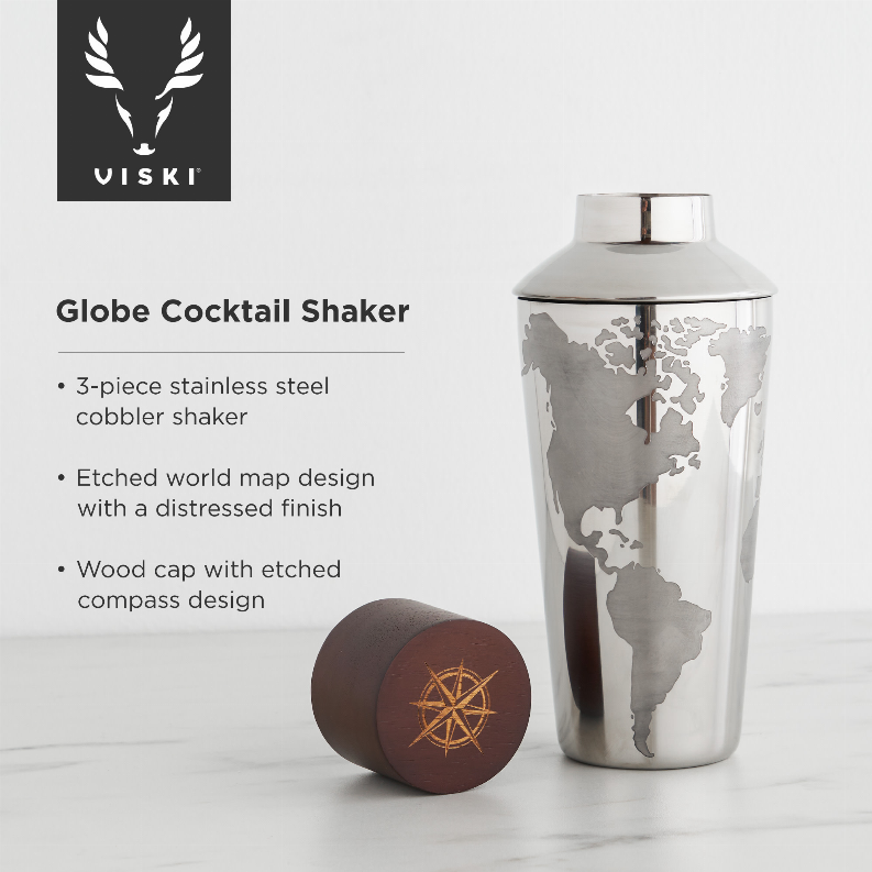 Globe Shaker by Viski - The Cocktail Concept