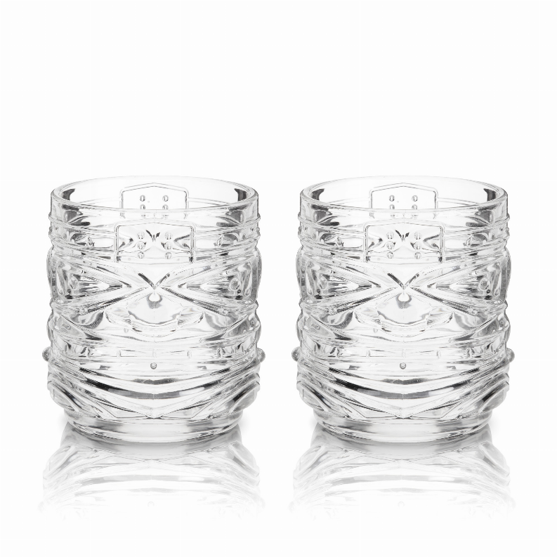 Tiki DOF Tumblers by Viski - The Cocktail Concept
