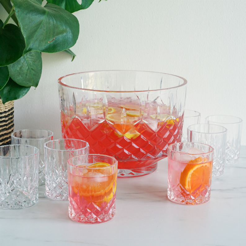Admiral Punch Bowl with Tumblers by Viski - The Cocktail Concept