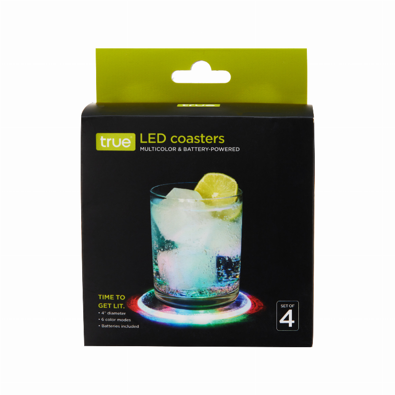 LED Coaster Set by True - The Cocktail Concept