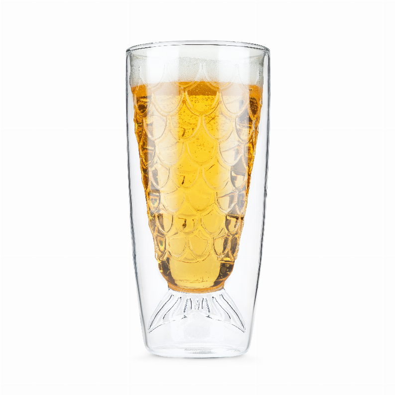 Drink Like A Fish Double Wall Glass By Truezoo - The Cocktail Concept
