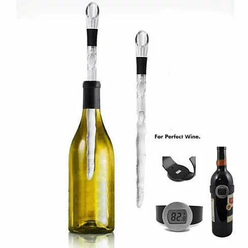 Winecicle - The Wine Chiller Icicle Stick and built in aerator - The Cocktail Concept