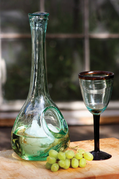 White Wine Glass Decanter With Ice Pocket - The Cocktail Concept