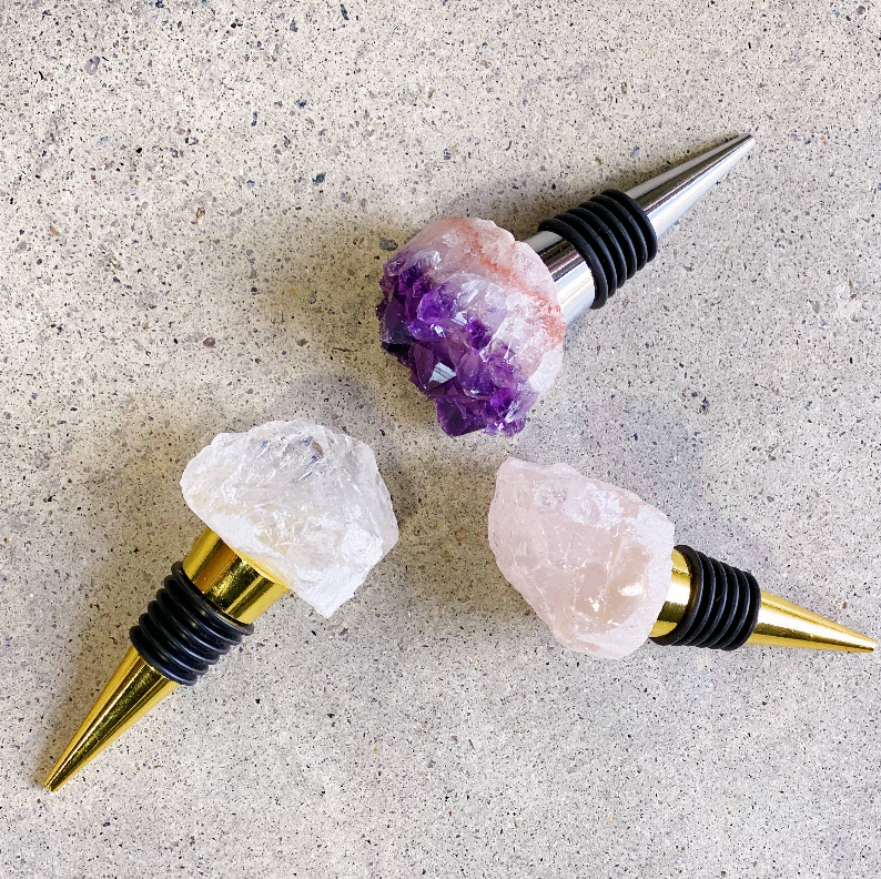 Beauty of Nature Stone Wine Stopper - The Cocktail Concept