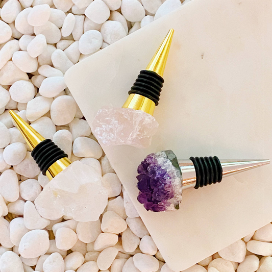 Beauty of Nature Stone Wine Stopper - The Cocktail Concept