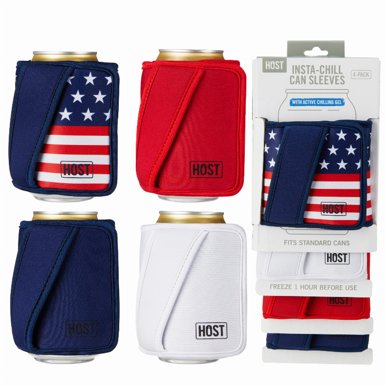 Insta-Chill Standard Can Sleeve Set of 4 by HOST - The Cocktail Concept