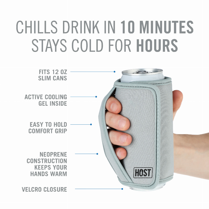 Insta-Chill Standard Can Sleeve Set of 4 by HOST - The Cocktail Concept