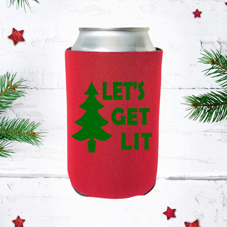 Funny Holiday Can Coolie - The Cocktail Concept