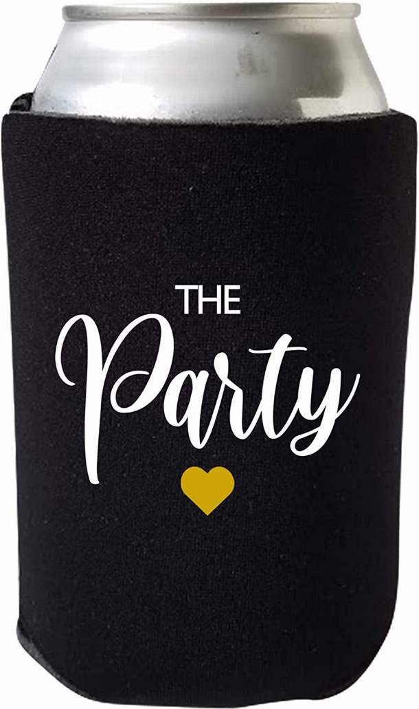 Wife of the Party, The Party - Set of 2 Bachelorette Party Can Coolers - The Cocktail Concept
