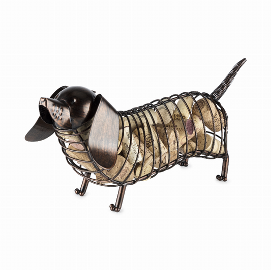 Woof Dachshund Cork Holder By True - The Cocktail Concept