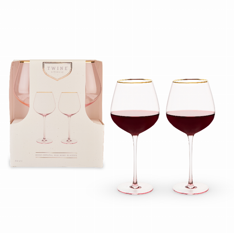 Rose Crystal Glass Set By Twine - The Cocktail Concept