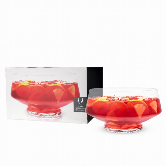 Footed Punch Bowl By Viski - The Cocktail Concept