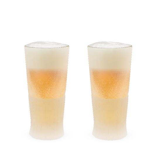 Glass Freeze Beer Glass By Host - The Cocktail Concept