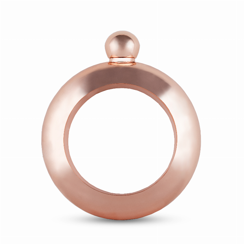Charade: Rose Gold Bracelet Flask By Blush - The Cocktail Concept